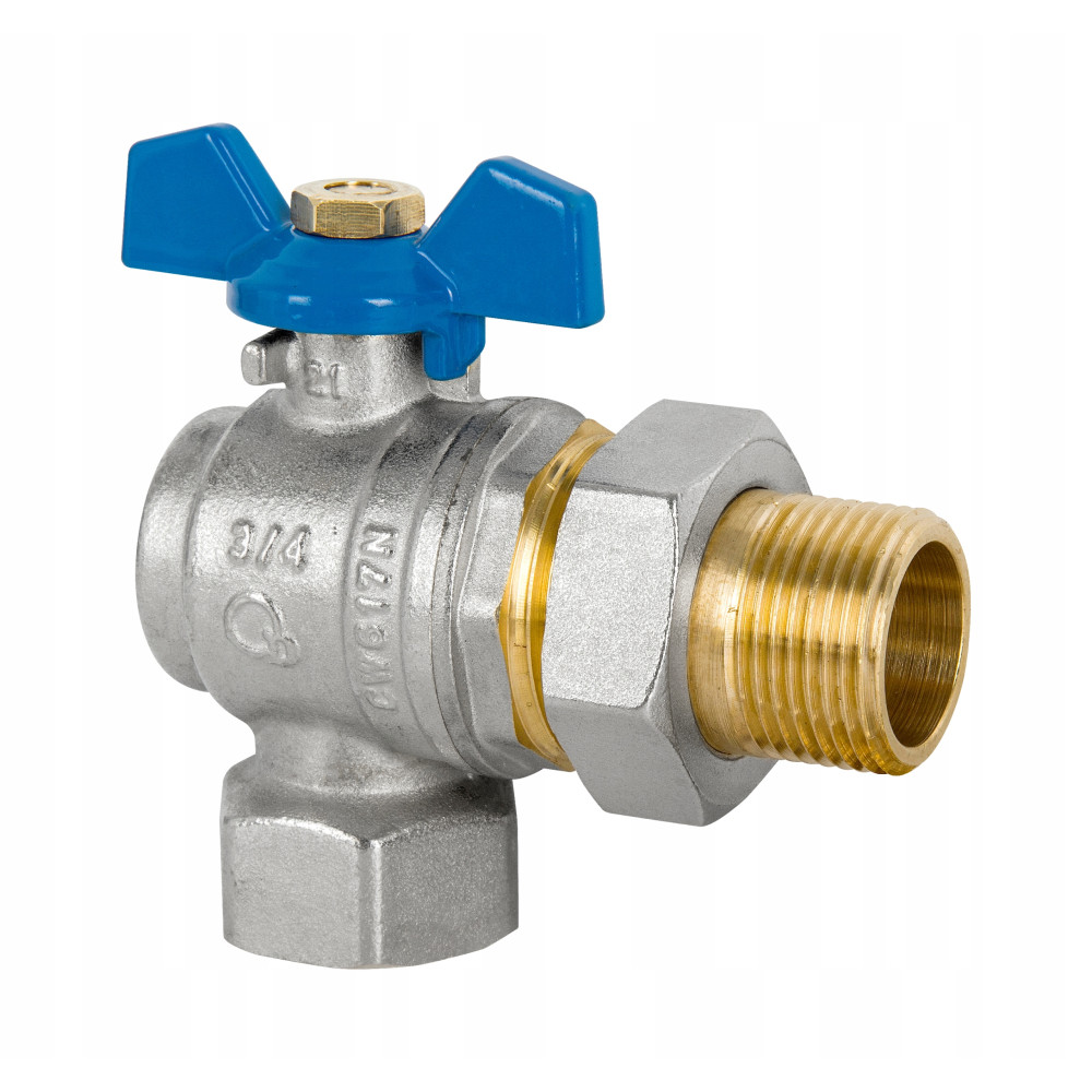 ZAWÓR KULOWY C.O. 1 DN25 "HISZPAN" ZE ŚRUBUNKIEM