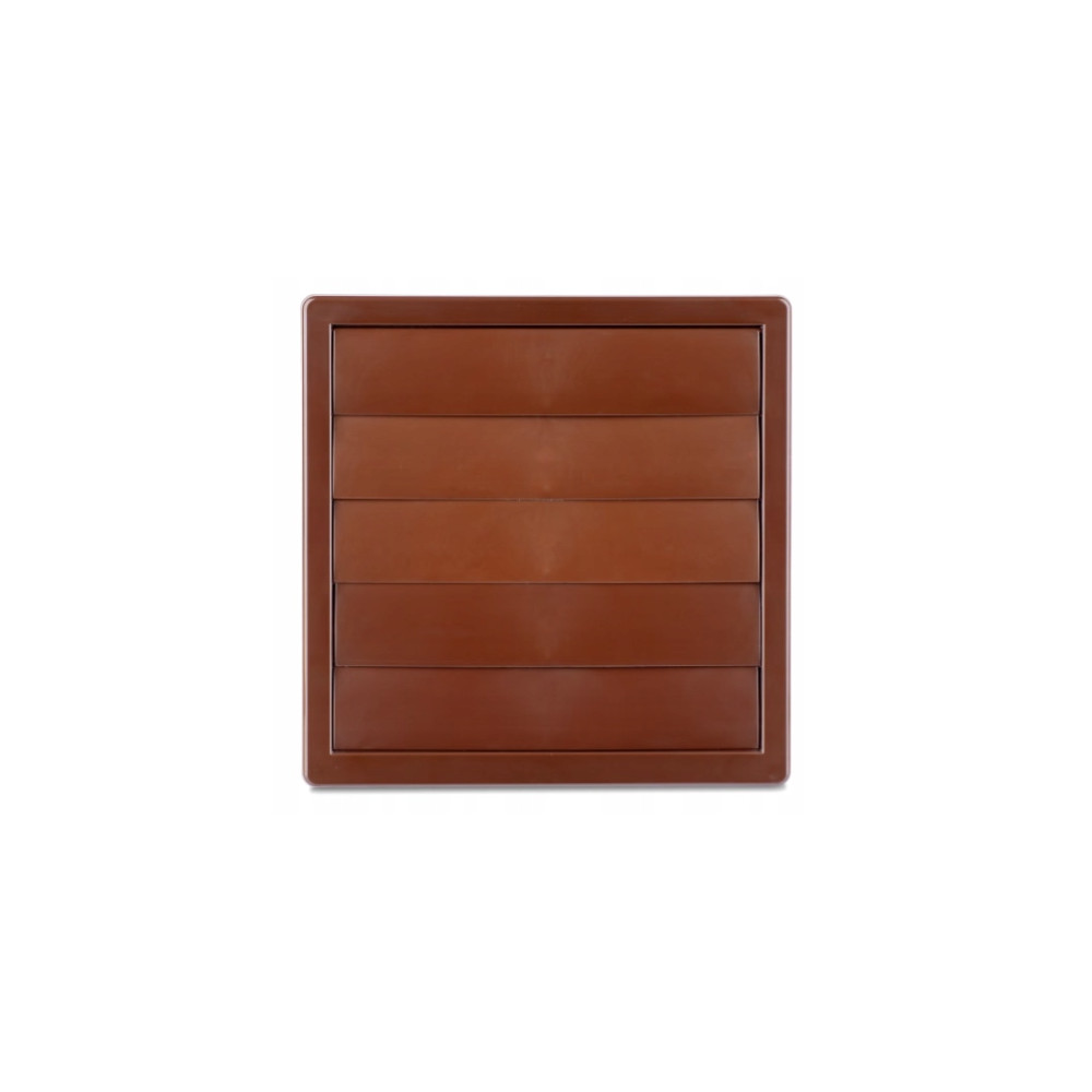 Kratka Wentylacyjna 170x170 airRoxy 120 mm z Żaluzją Brązowa 02-306 Brąz