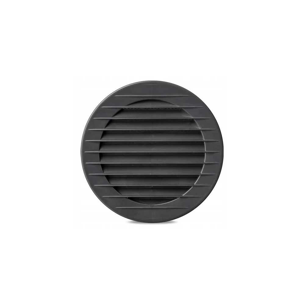 Kratka Wentylacyjna airRoxy Okrągła 100 mm z siatką Grafitowa 02-231 Grafit