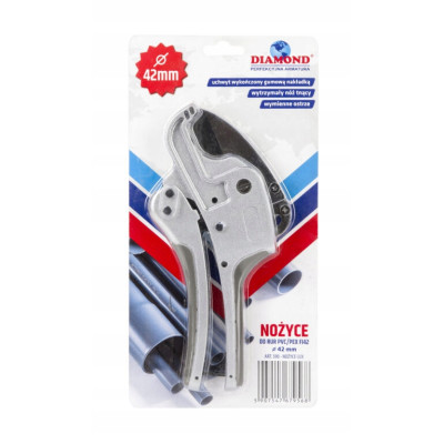 NOŻYCE DO RUR PCV/PEX FI42 Diamond ART.590-NOZYCE LUX